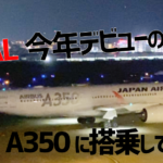 【JAL A350普通席搭乗】福岡空港から羽田に帰ります